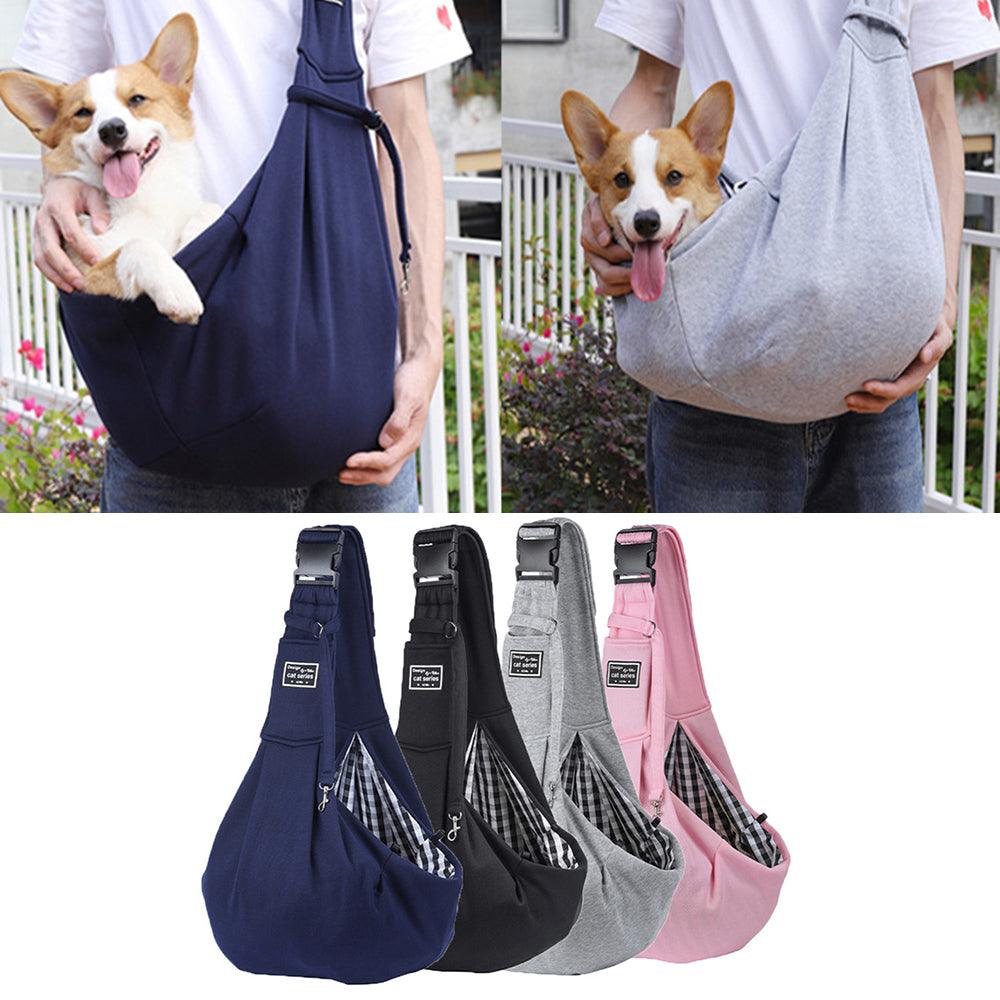 Pet Travel Shoulder Crossbody Bag Cotton Comfort Single Sling Pet Carrier For Travel - Comfortable Single Shoulder Dog And Cat Bag