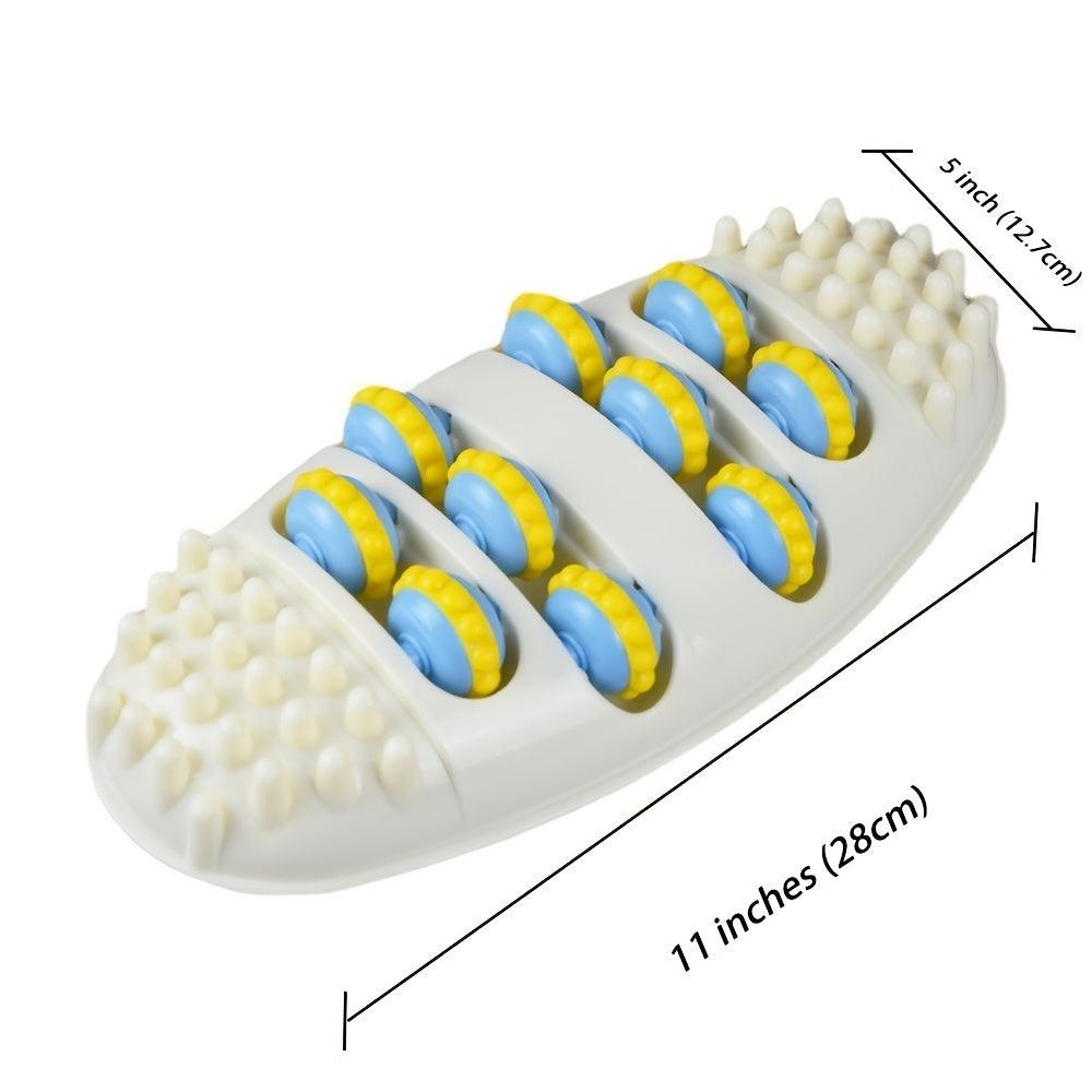 Dual Wooden Foot Massager For Plantar Fasciitis Pain Relief