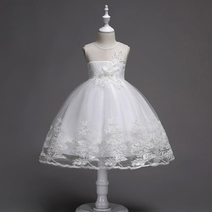 Beautiful Elegant Flower Detailed Princess Dress