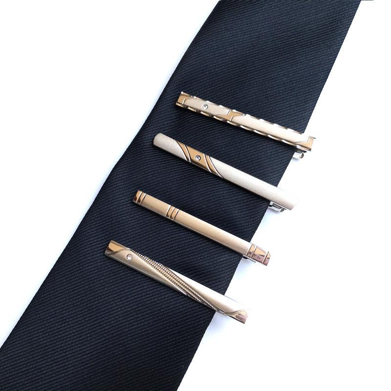 Tie Clip Mens Formal Silver