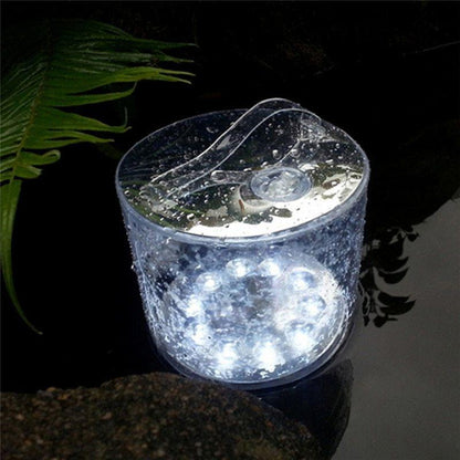 Inflatable Solar Light LED Solar Powered Foldable Light for Outdoor Garden Yard Emergency Solar Road Lamp