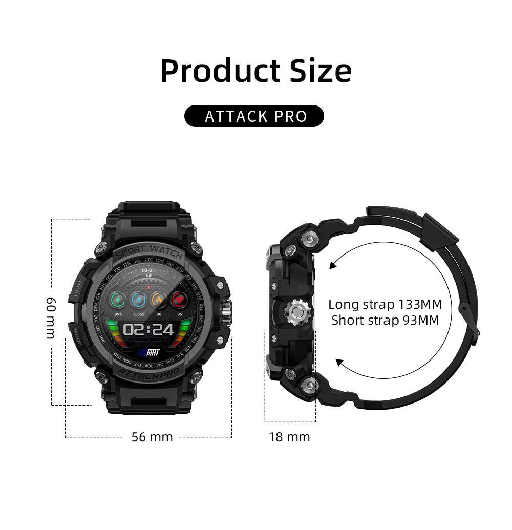 Smart Sports Watch Three-proof Outdoor = Bluetooth Calling - Mens