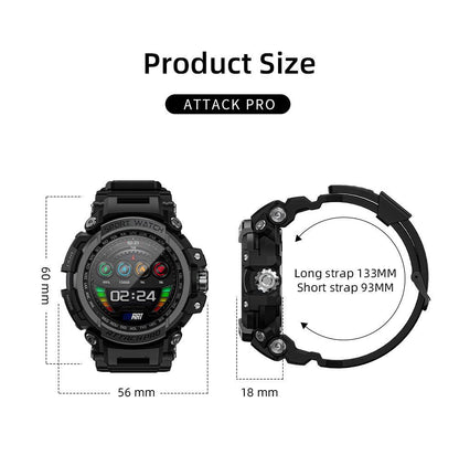 Smart Sports Watch Three-proof Outdoor = Bluetooth Calling - Mens