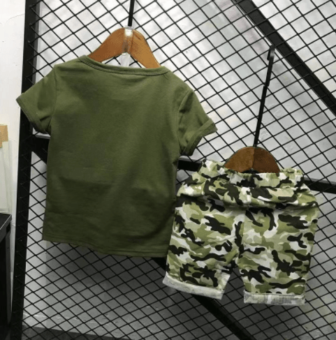 Boys' Summer Camouflage Suit