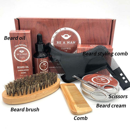 Beard Deluxe Care Set- Sandalwood