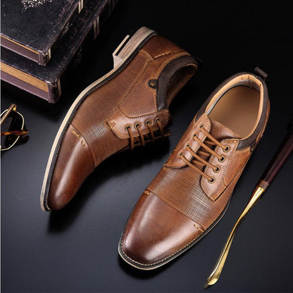 Men's Oxford Style Formal  Leather Shoes