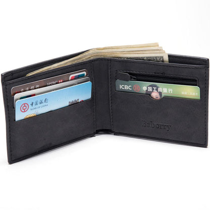 Wallets with Coin Bag & Zipper - Mens