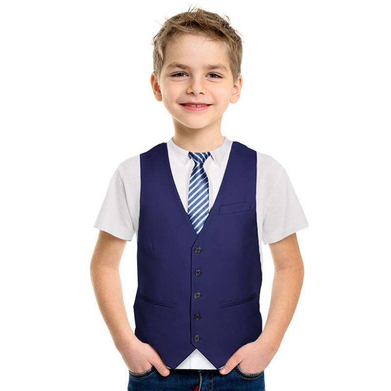 T-shirts That Look Like Suit Tops-Various Styles