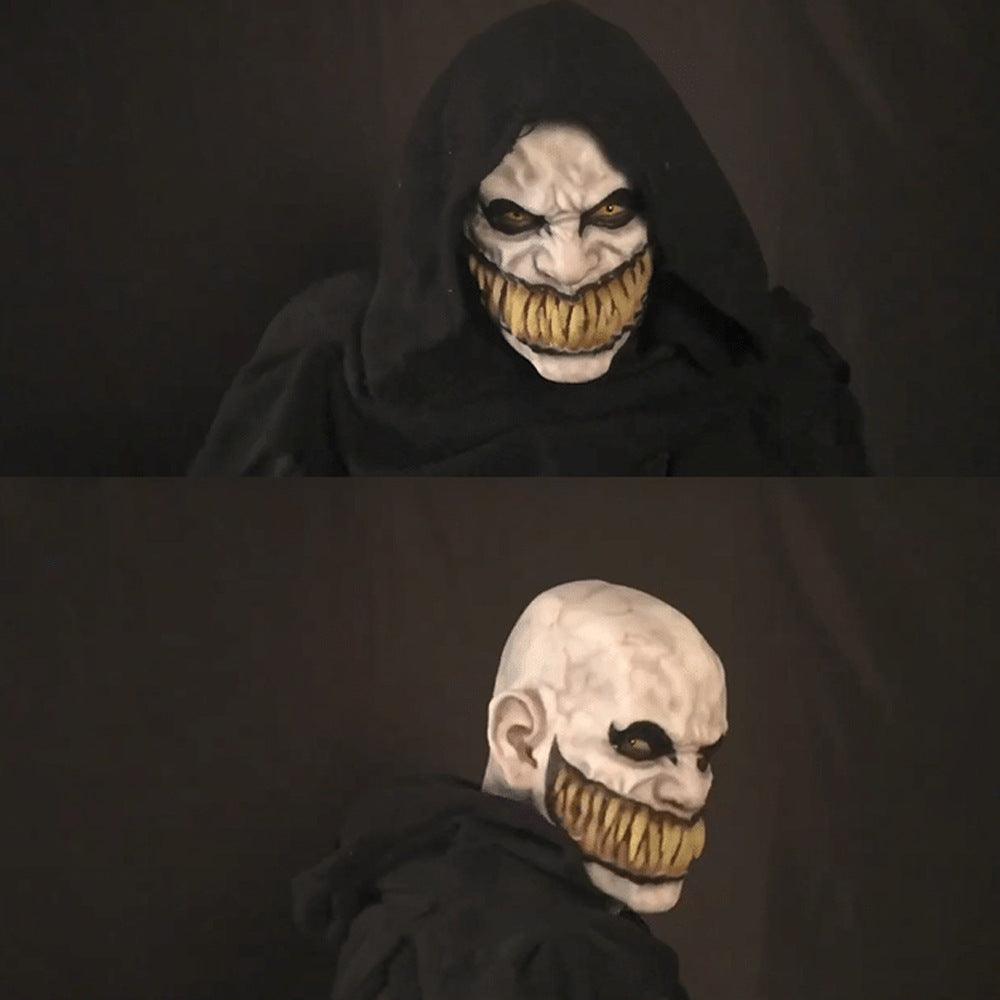 Halloween Latex Horror Balaclava Mask = Creepy Smile