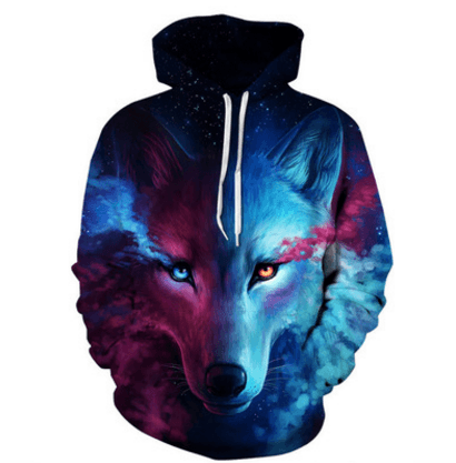 Wolf Printed Hoodies 3D Sweatshirt - Unisex