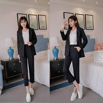 Ladies Professional Suit Formal Two-Piece Suits