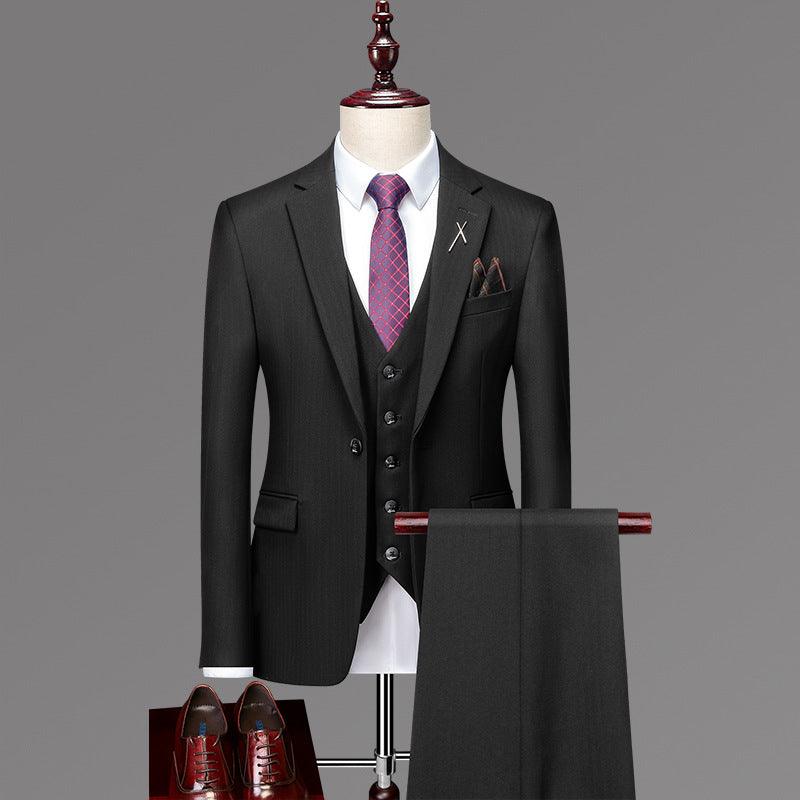 Mens Casual Formal Classic Plaid Suit