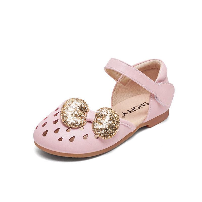 Girls Sandals Princess Shoes In Baotou Soft Sole