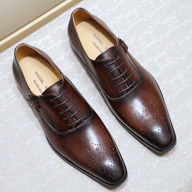 Mens Breathable Business Oxford High-End Casual Shoes