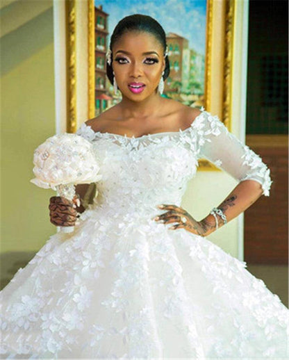 Impressive Stunning Princesses Ball wedding Dress Detailed to Perfection  Plus Size Available