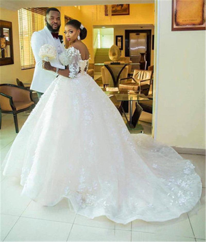 Impressive Stunning Princesses Ball wedding Dress Detailed to Perfection  Plus Size Available