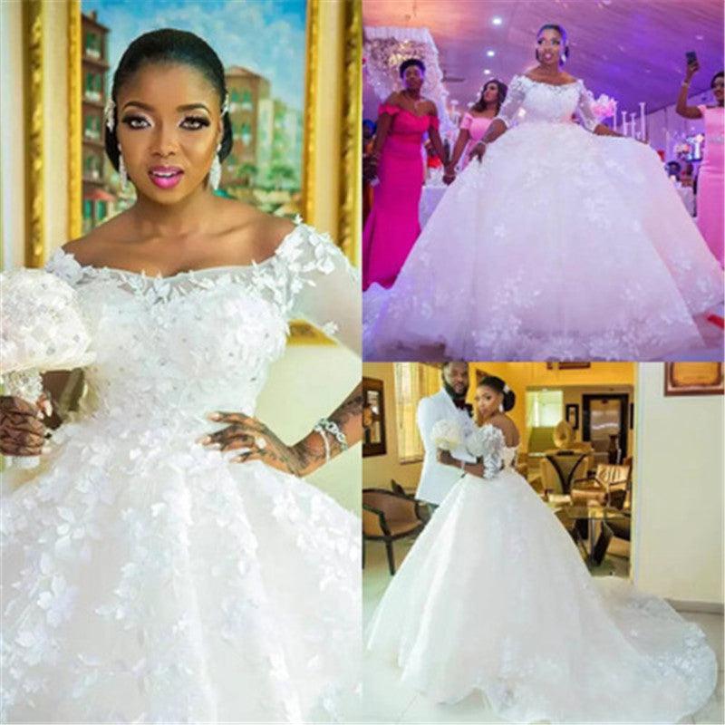 Impressive Stunning Princesses Ball wedding Dress Detailed to Perfection  Plus Size Available