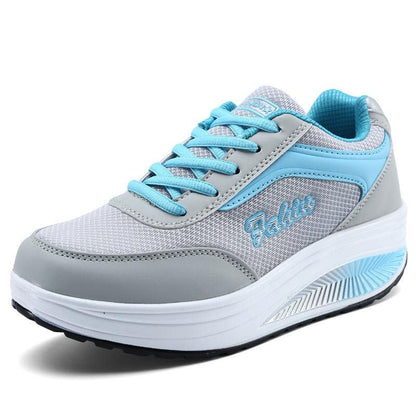 Ladies Thick Sole Platform Sport Trainers