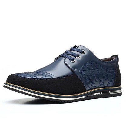 Lace-up Single Driving Shoes Breathable-Mens