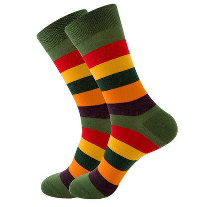 Patterned Men's Cotton Socks