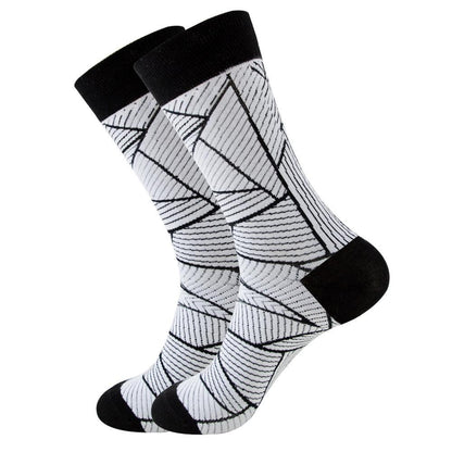 Patterned Men's Cotton Socks