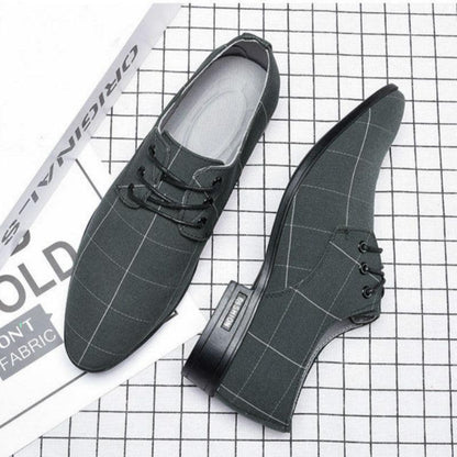 Mens Dress Breathable Canvas Shoes