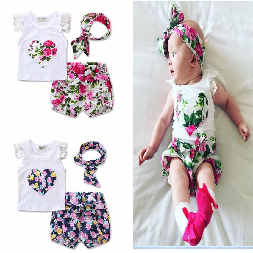 Girls Outfit Set - Love Print