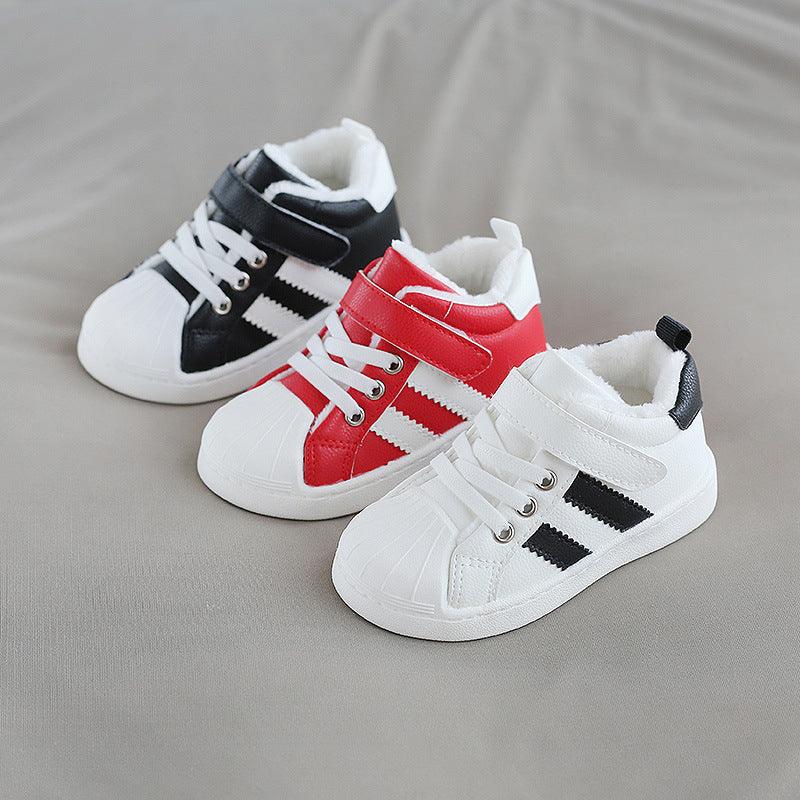 Toddler Shoes with Velcro Shell-toe Non-slip