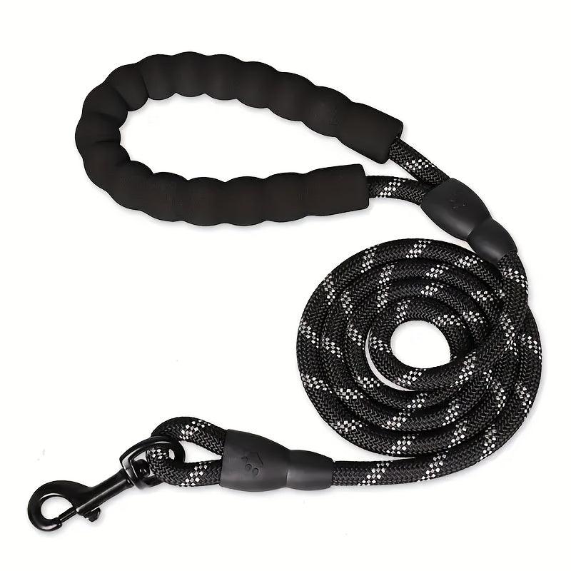 Adjustable Waist Rope Leash Padded Handle Reflective Lead