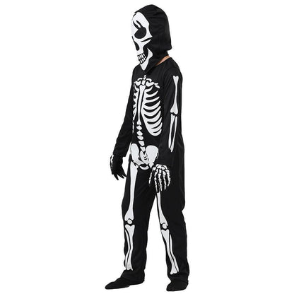 Glow in the Dark Skelton Halloween Party Cosplay Costume - Adult