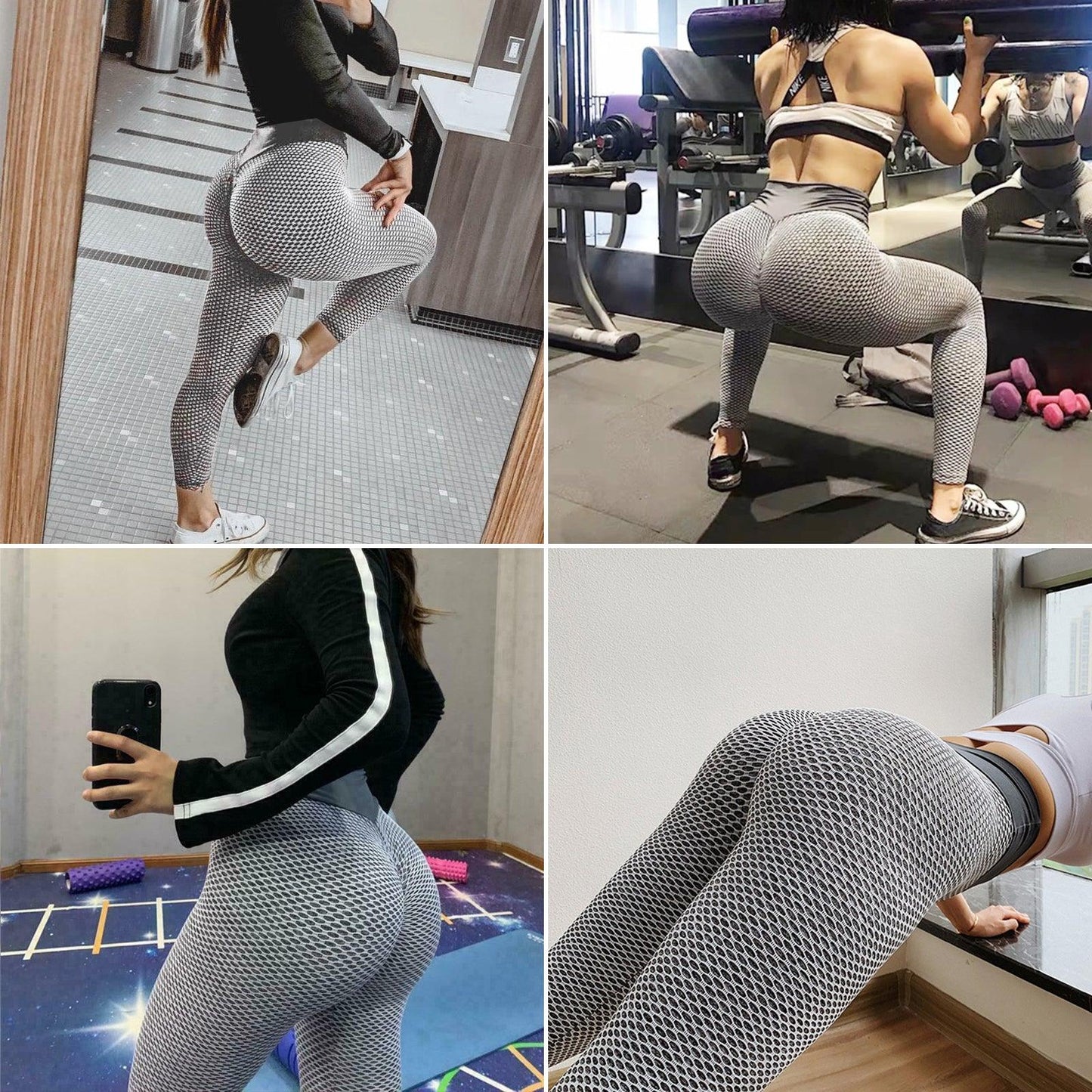 Leggings Women Butt Lifting Workout Tights Plus Size Sports High Waist Yoga