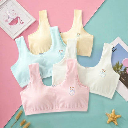 Girls Underwear Pure Cotton Sports Bra