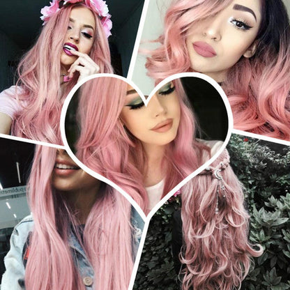 Head Coverings Women's 8 Styles & Colours Ombre Root Long Curly Wigs