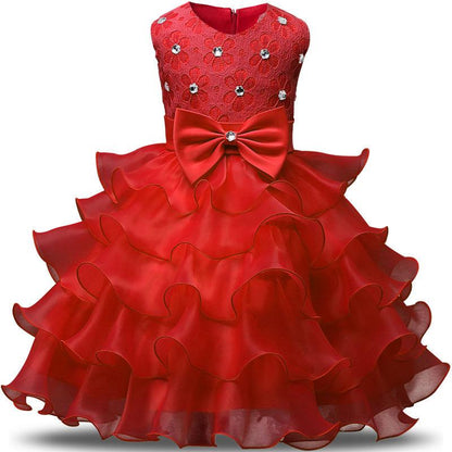 Girls Beautiful Sleeveless Giselle Style Princess Dress