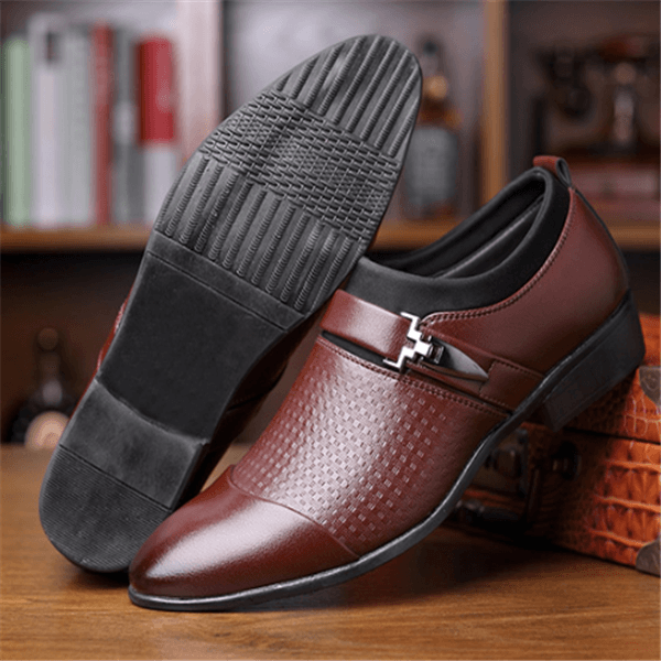 Mens Breathable Formal Leather Shoes