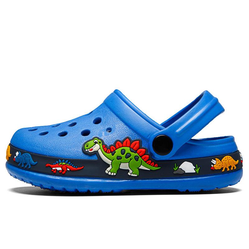 2-6 Years Boys Girls Sandals Flat Heel Cartoon Soft Bottom Beach Croc Shoes