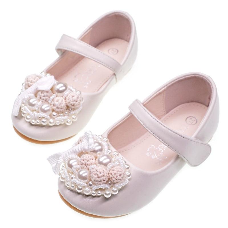 Princesses Unique Casual Flat Rhinestone & Pearls Shoes