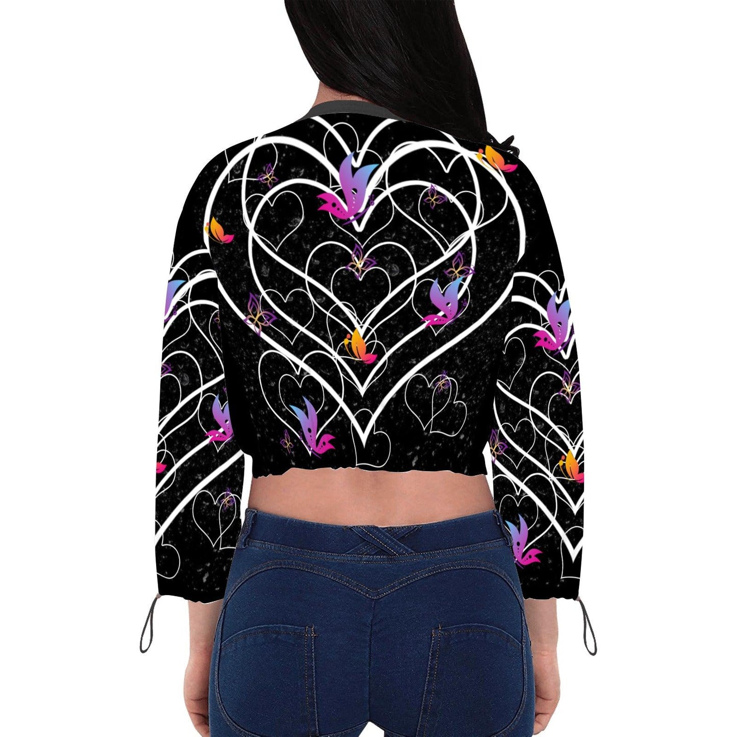 Fayziebobs Feeling the Love- Special Edition Chiffon Cropped Jacket.