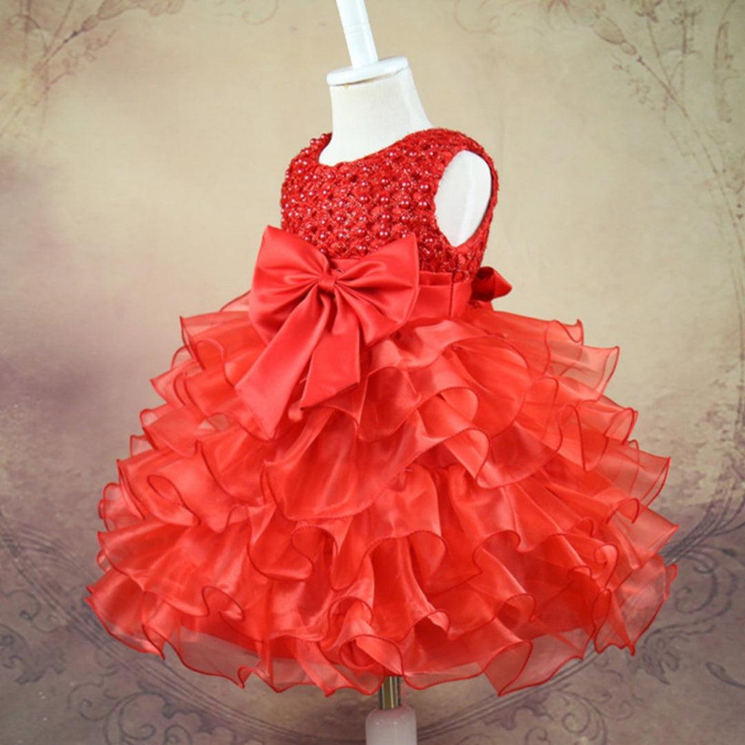 Girls' Bow String Beads  Beauty Princess Dress