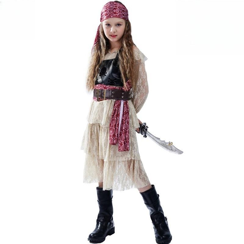 Lace Pirate Skirt, Girl's Pirate Party Costumes