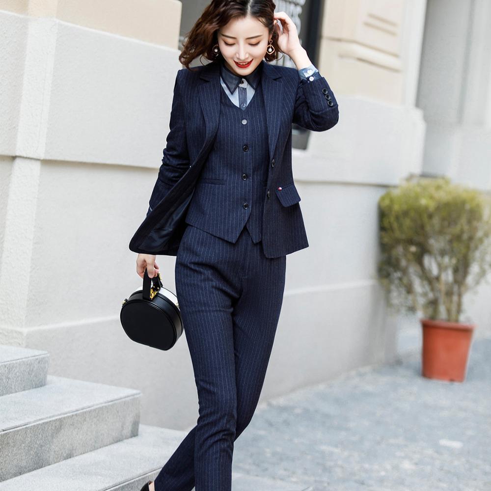 Ladies Temperament Small Formal Work Clothes Suit