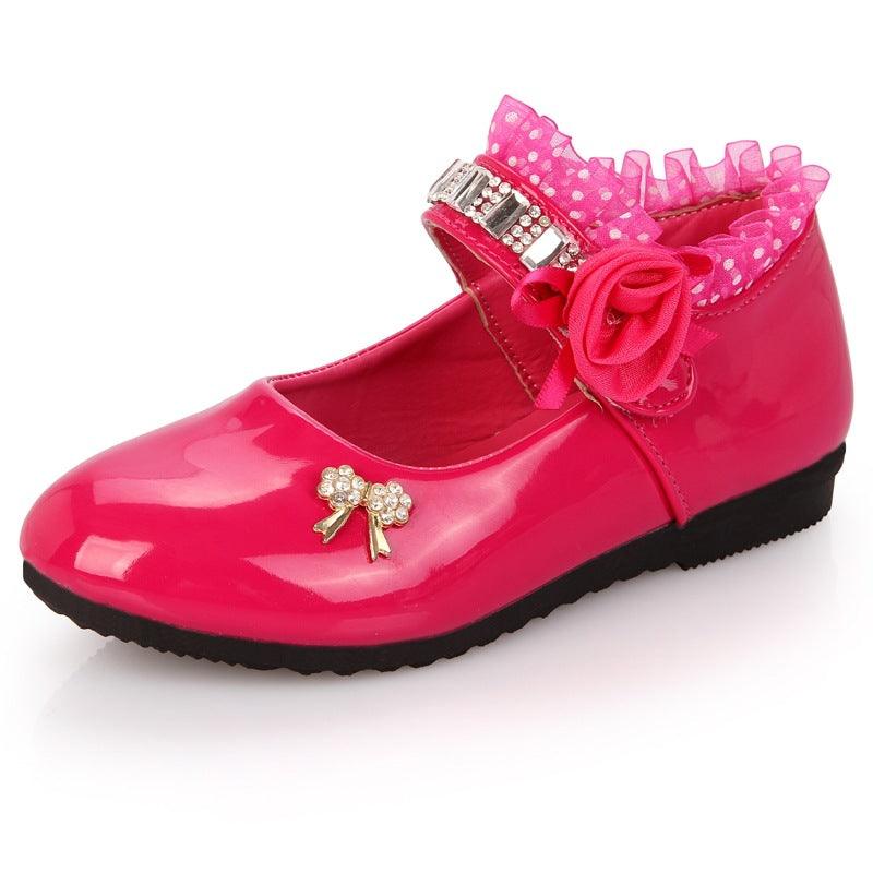 Princess Dancing Shoes With Bow Strap