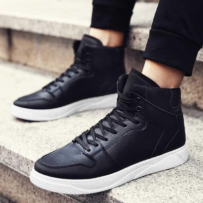 Mens Stylish Casual High-Top Trendy Boot Trainers