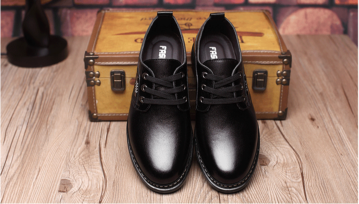 Men's Business Casual Round British Design Shoes