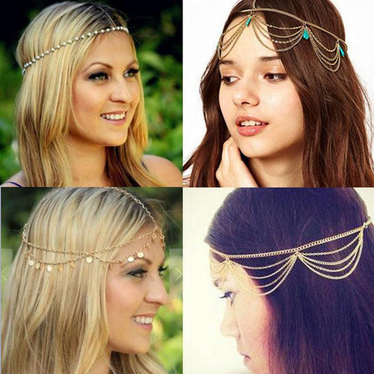 Pearl turquoise hair accessory