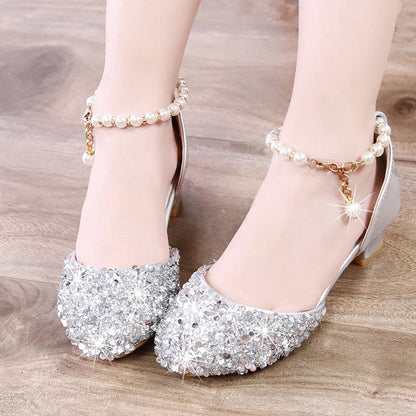 Girls' High Heels Little Princess Sandals Shoes