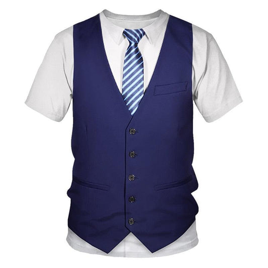 T-shirts That Look Like Suit Tops-Various Styles