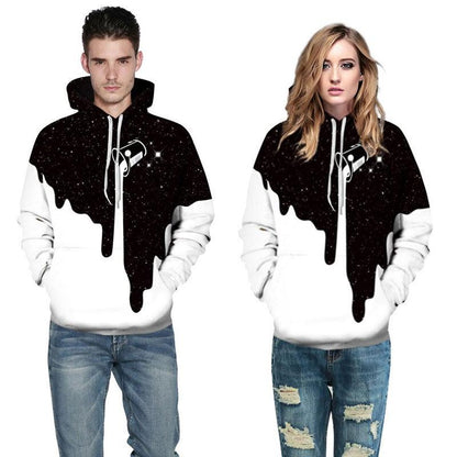 Unisex Spill Milk 3D Printed Hoodies