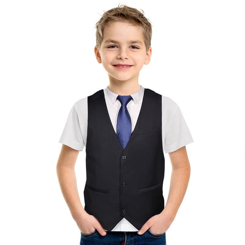 T-shirts That Look Like Suit Tops-Various Styles