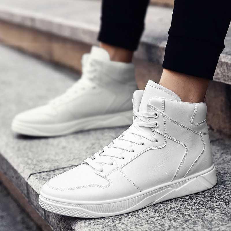 Mens Stylish Casual High-Top Trendy Boot Trainers